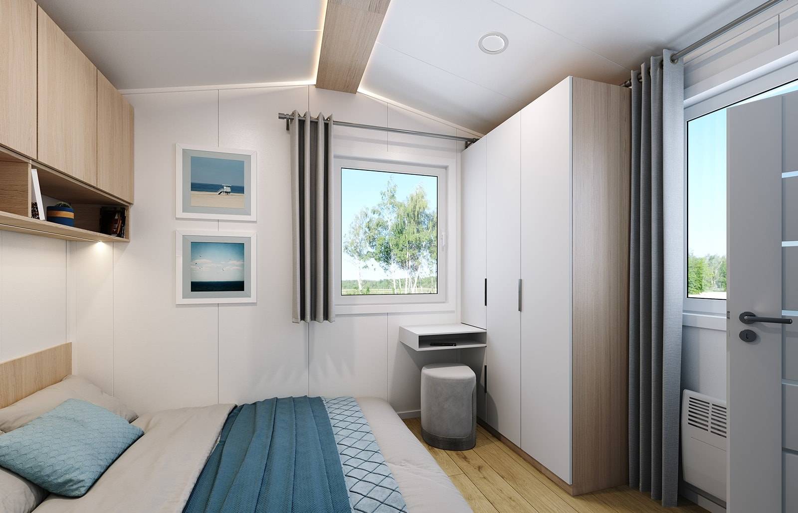 domek mobilny model c sypialnia | Dream Mobil House